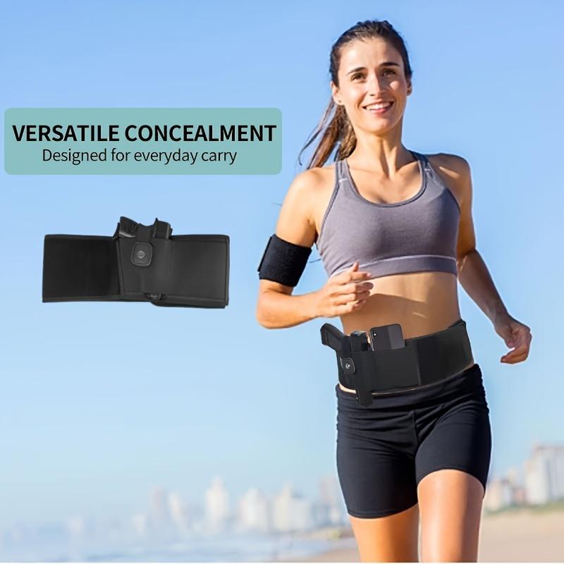 ComfortFit Concealed Carry Belly Band Holster - Universal Holster for Men & Women, fits Glock, Ruger, S&W, Sig Sauer & More - Adjustable, Discreet, Secure Waistband Holster for Pistols & 1911 (Universal, Fits up to 39.5" Belly)