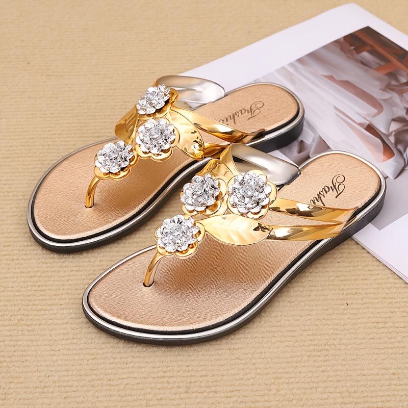 【QUAWUJIE】Women's Flat Summer Sandals 2026 New Arrival Open Toe Slip On Comfortable Non Slip For Ladies Beach Outdoor Daily Wear