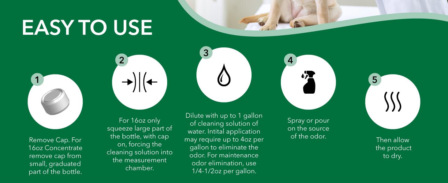 AGS Thornell KOE Kennel Odor Eliminator Concentrate, Odor Eliminator for Strong Odors, Great for Cages, Runs, Floors & More, Pet Odor Eliminator for Home & Kennel w/Safe, Non-Enzymatic Formula, 128 oz