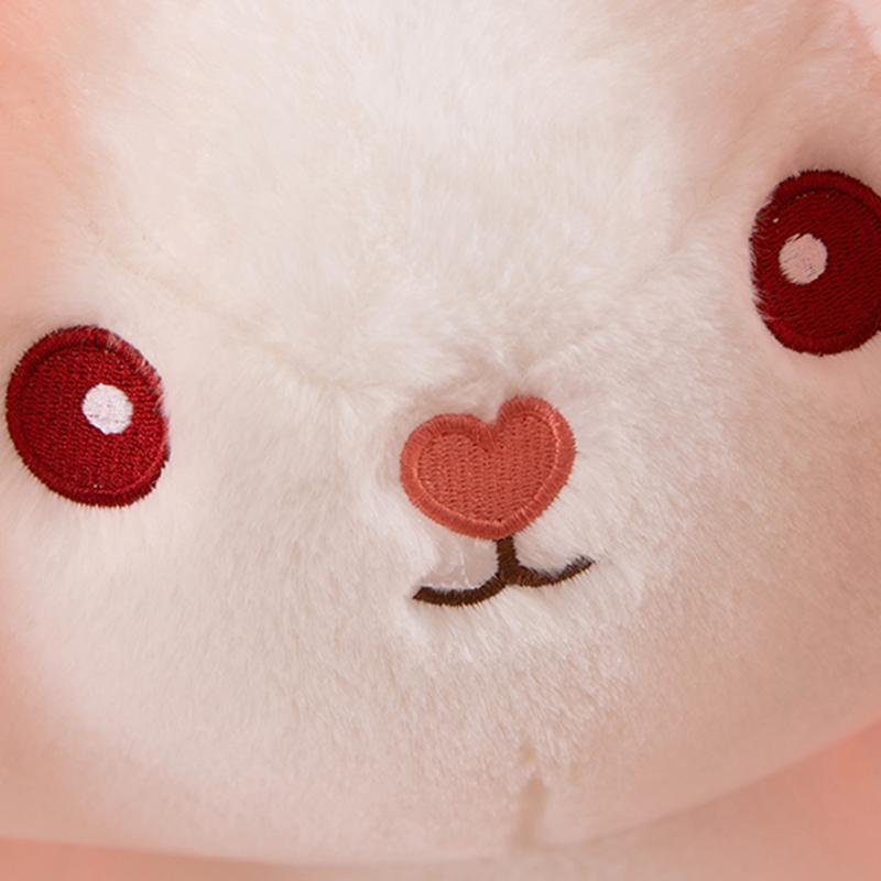 Fun Transform Rabbit Plush Toy, Multisize Options, Bedtime Doll, Sleeping Pillow, Easter Gift for Ages 6+, No Box Included