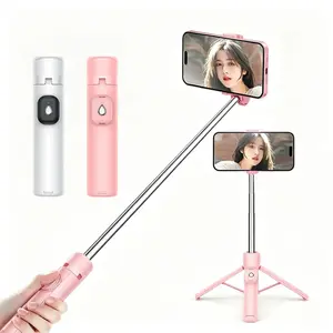 Multi-Functional Selfie Stick with Wireless Remote, Upgrade Stable Tripod, Transformable Mini Tripod/camera Handle, Portable Travel Camera Gear