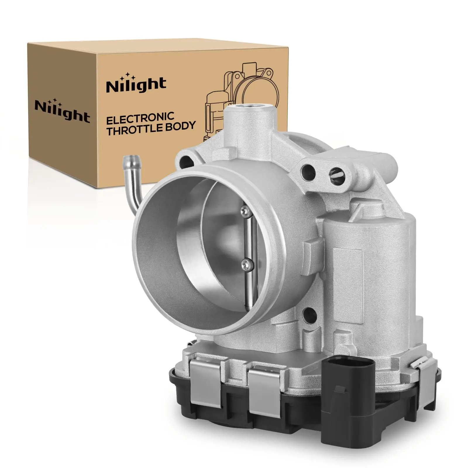 Nilight Electronic Throttle Body fits for Volkswagen s - Volkswagen Beetle Jetta 2007 2008 2009-2014, Golf 2010-2014, Passat 2012 2013 2014, Rabbit 2006 2007 2008 2009, # 07K-133-062A SKTB1303