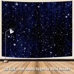 21st Century Party Backdrop - Cosmic Space Starry Sky Party Decoration, Durable Polyester Photo Background with Realistic for galaxy Design for Birthday, Photo Shoots & Themed Events, Themed Event Accessory, Versatile Decor Piece