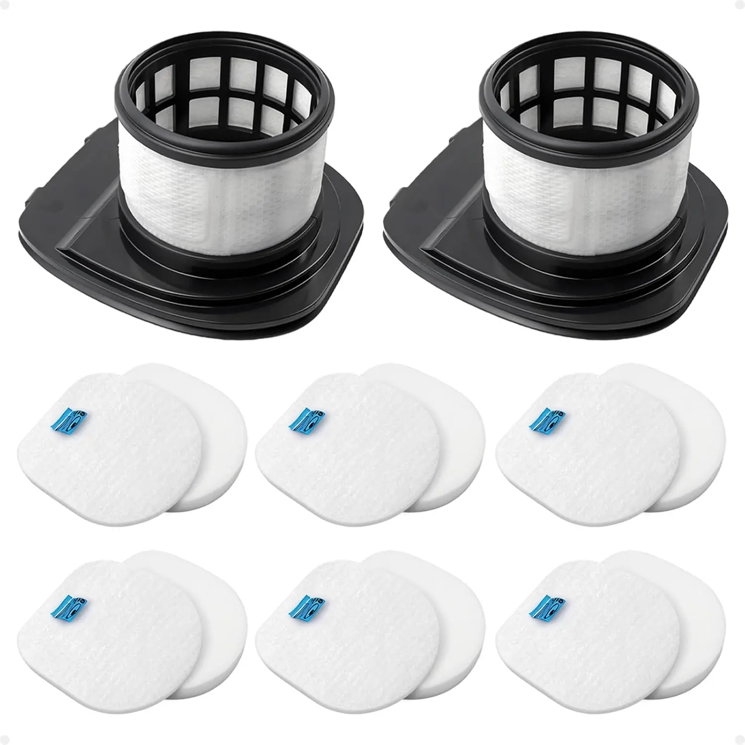 8 Pack IX141 Filters for   Cordless Vacuum Filter  IX141 | Fit for IX140 IZ140 IZ140C IZ142 UZ145 WZ140 Stick Vacuum Filter, Replace  617FJ140 616FJ140