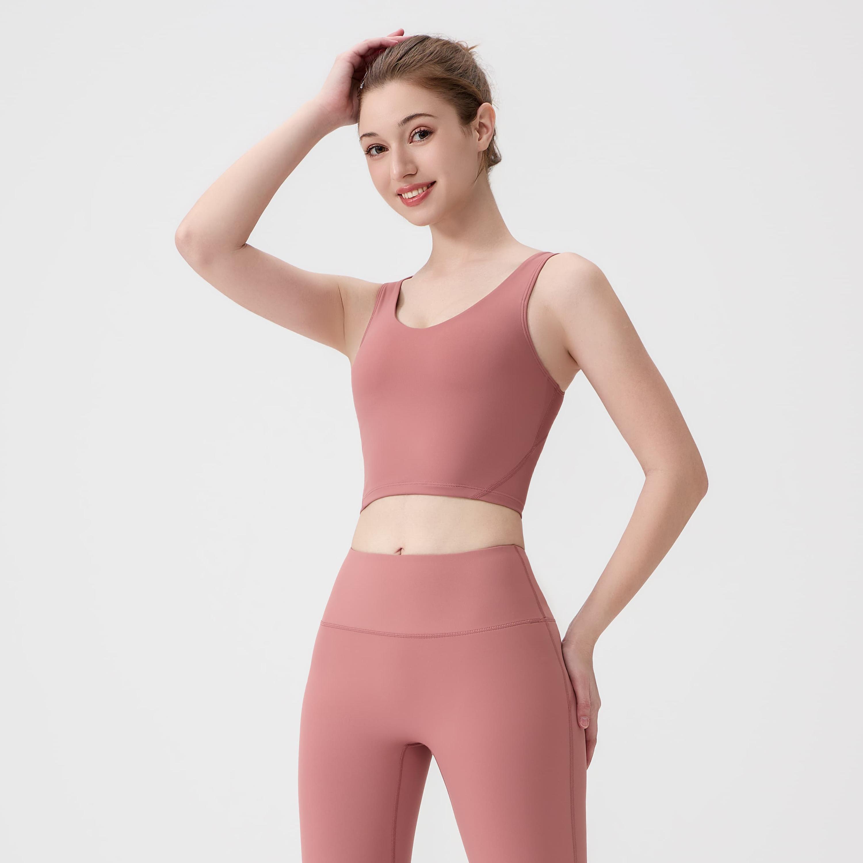 LULU Summer Collection: Sports U-Neck Tank Top. Made from breathable, lightweight, quick-drying fabric, its cloud-like breathability allows you to move freely during workouts.