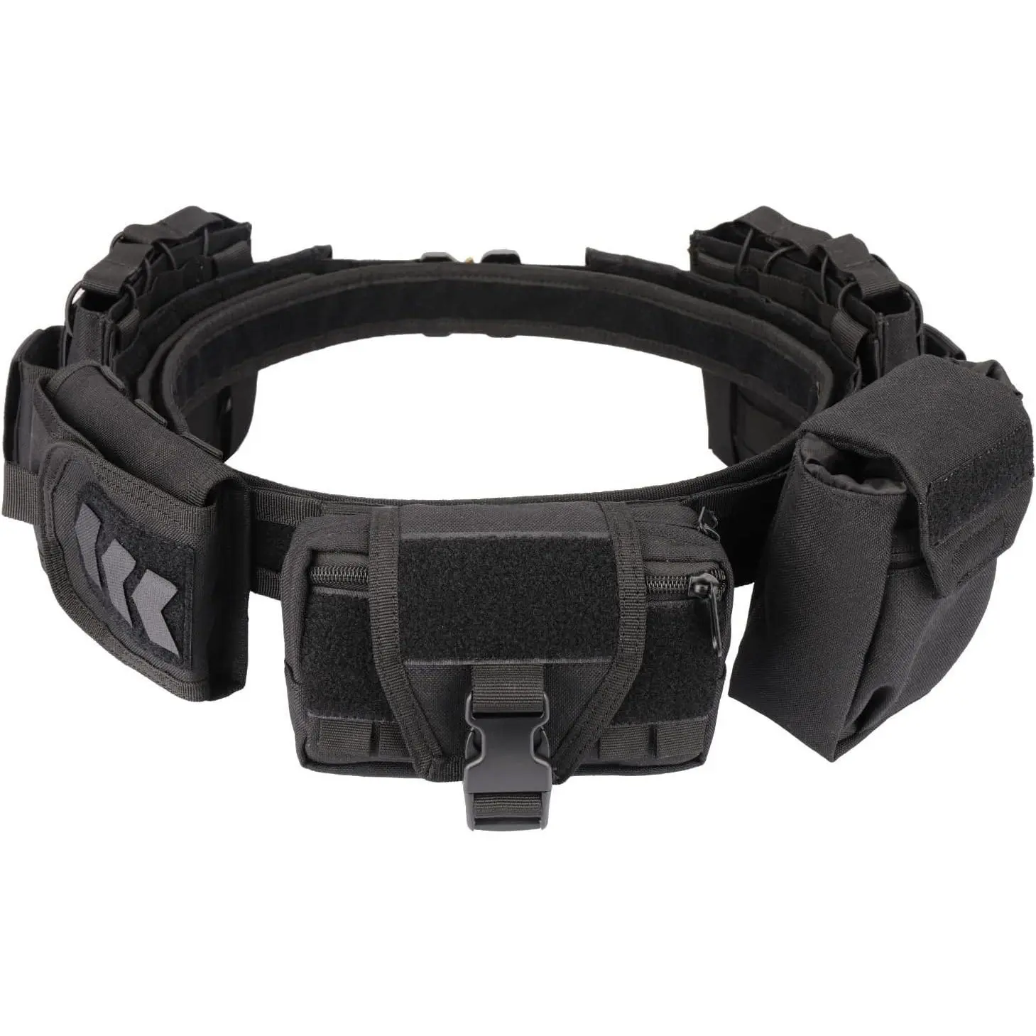 Tactical Battle Belts for Men- Quick Release Trigger Airsoft Belt Heavy Duty Belts with Pouches 7 PCS,summervibes