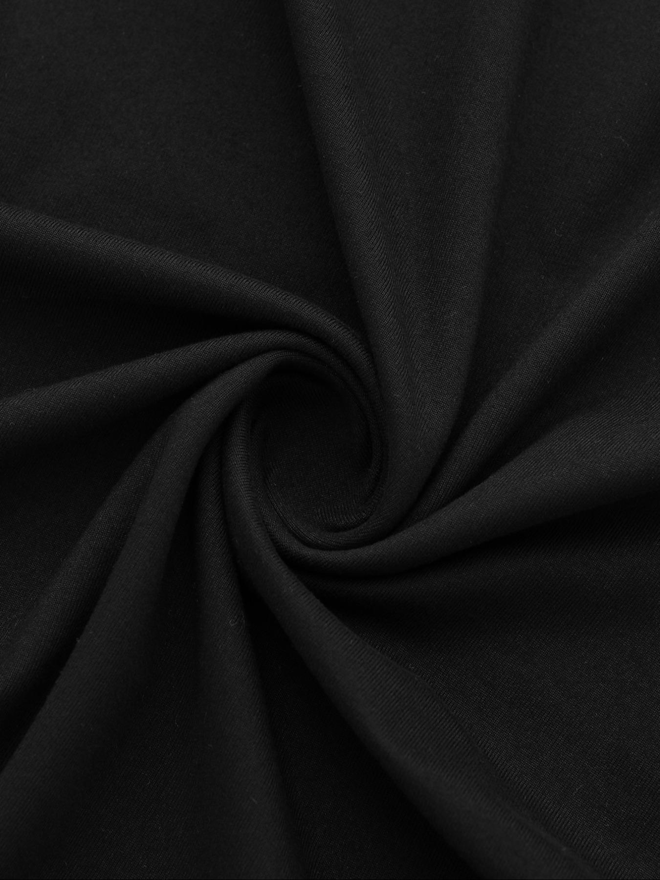 Men's Fashion Back Print Round Neck Wide Shoulder Vest, Casual Loose Fit, Plain Pattern, Perfect for Daily Wear