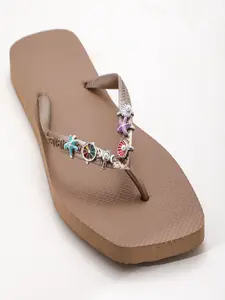 6 Piece Ocean Theme Beach Shoe Charms, Zinc Alloy Shell Starfish Design, Decorative Charms for Havana Sandals, No Shoes Included