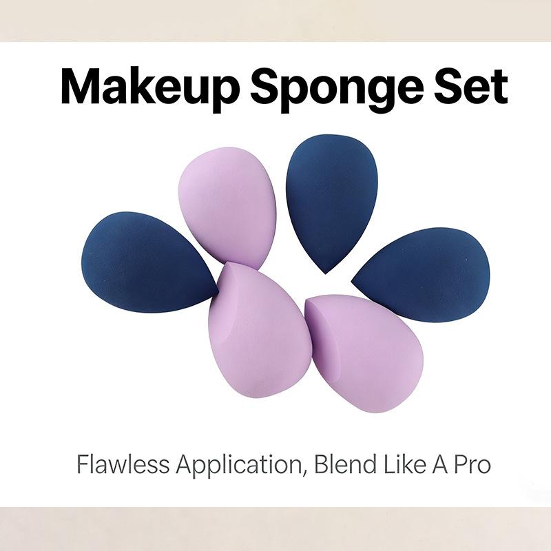 44-piece beauty tool set with 20 makeup brushes, toiletry and makeup bag, puff, and travel kit