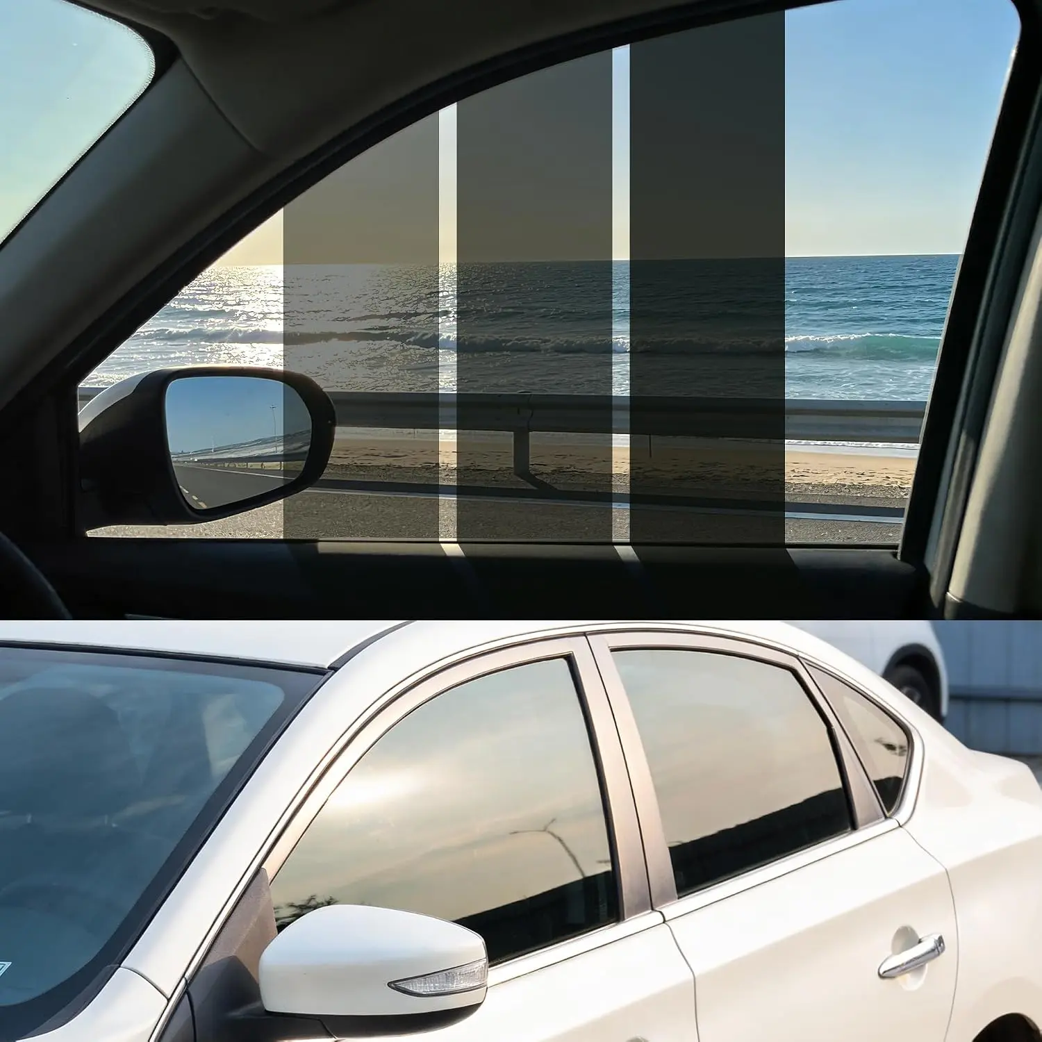 15% VLT Ceramic  Window Tint Film - 20in x 10ft  Anti-Glare & Heat Reduction Window Tint for , 99% UV IR Blocking,  Scratch-Resistant Removable Tint Roll for Auto &
