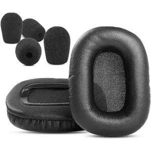 Ear Pads Replacement Microphone Foam Compatible with B450-XT B450XT Bluetooth Headset Mod Kit Ear Cushions Cups (Ear Pads + Microphone Foam)