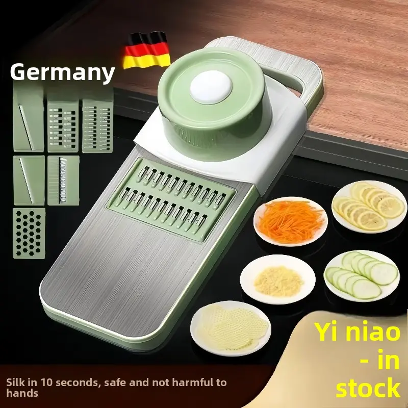 Multifunctional vegetable cutting and shredding household potato shredding wiper kitchen stainless steel shredding device thick wire planer slicing Vegetable Shredder