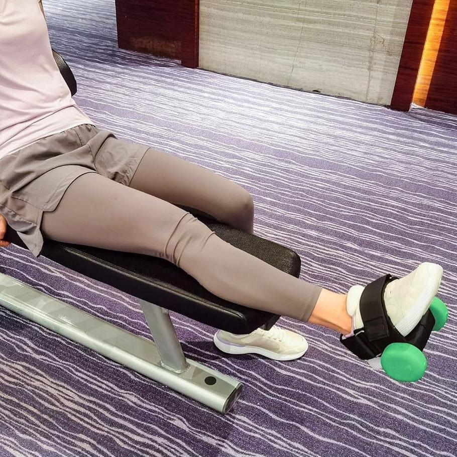 Adjustable Ankle Weight Dumbbell, 1 Count Ankle Weights for Women & Men, Adjustable Weights Dumbbells, Home Leg Exercise Equipment, Fitness Equipment for Home Gym