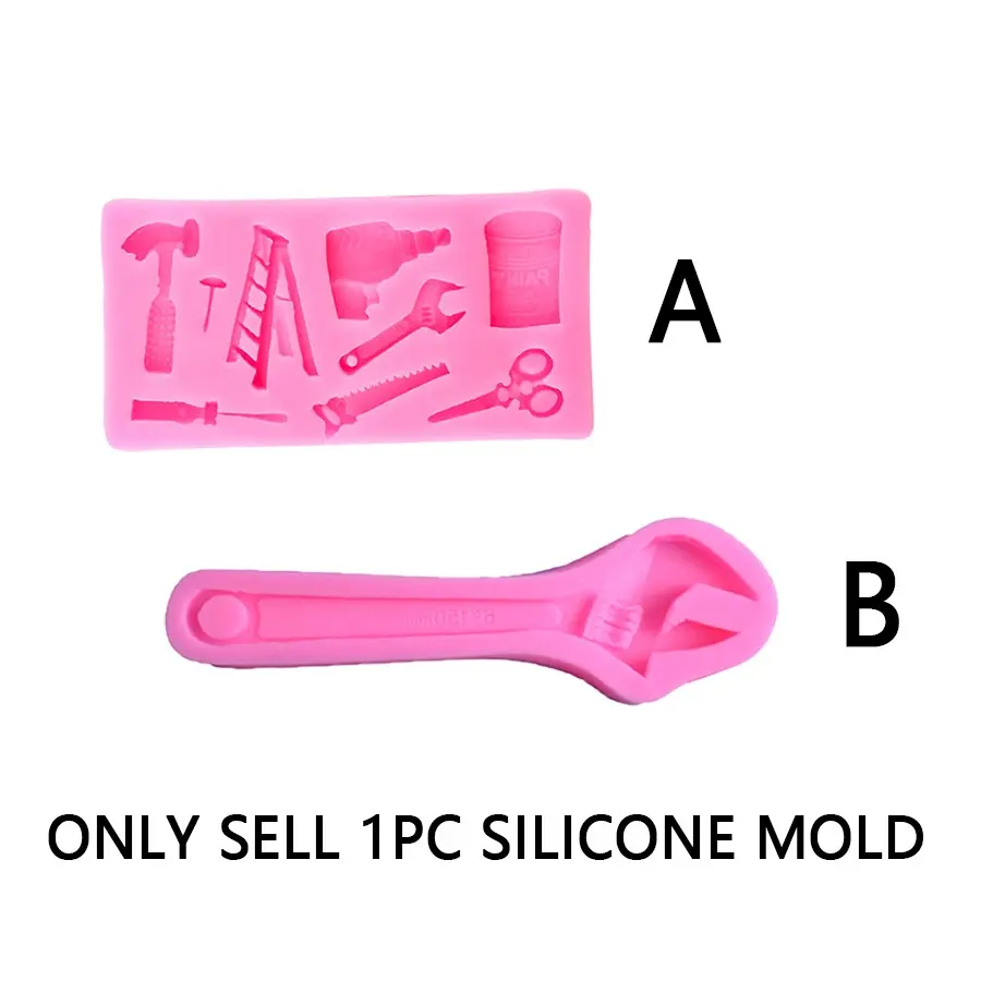 Silicone Hardware Tool Design Chocolate Fondant Mold, DIY Cake Decoratebaking Mold, Baking Tool for Home Kitchen, Baking Supplies, Reusable Chocolate Mold, Silicone Molds