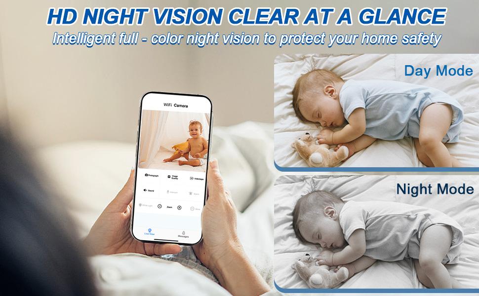Hidden Camera with Audio/Video Mini Small Spy Cameras for Home Indoor Use Cam Night Vision and Motion Detection Baby Monitor Wireless Outdoor Nanny espias ocultas 360 °     WiFi Security Secret 2 clock wifi micro bedroom pequeñas surveillance