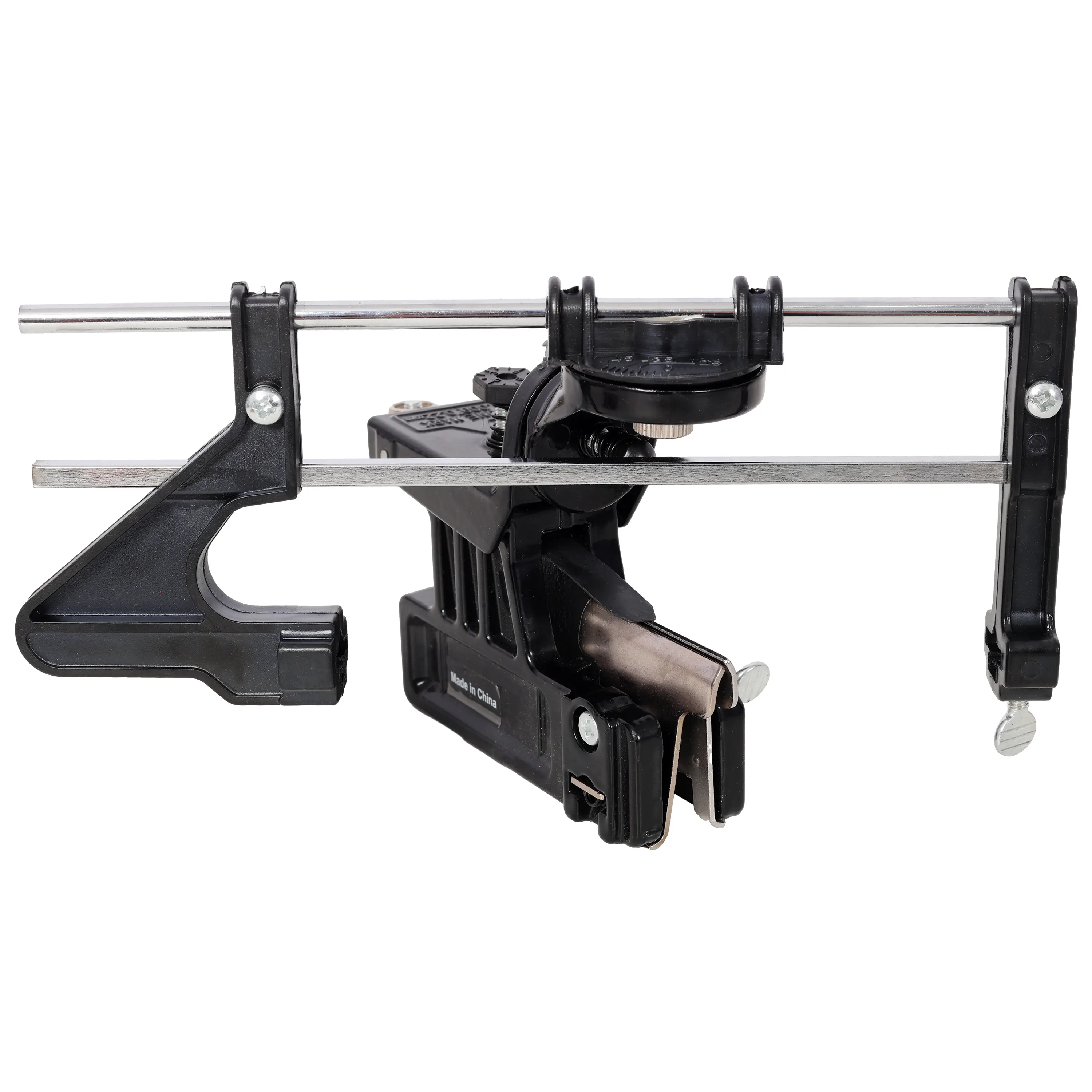 ARCH Chainsaw Chain Sharpening Filing Guide Tool Kit, Portable Hand File Sharpener for Chainsaw, Universal Fit for Most Standard Pitch Chains, Steel Construction, Black, Easy to Use Manual Sharpening Guide for Outdoor and Home Use