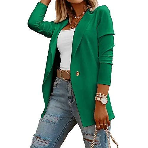 Green-With buttons and pockets