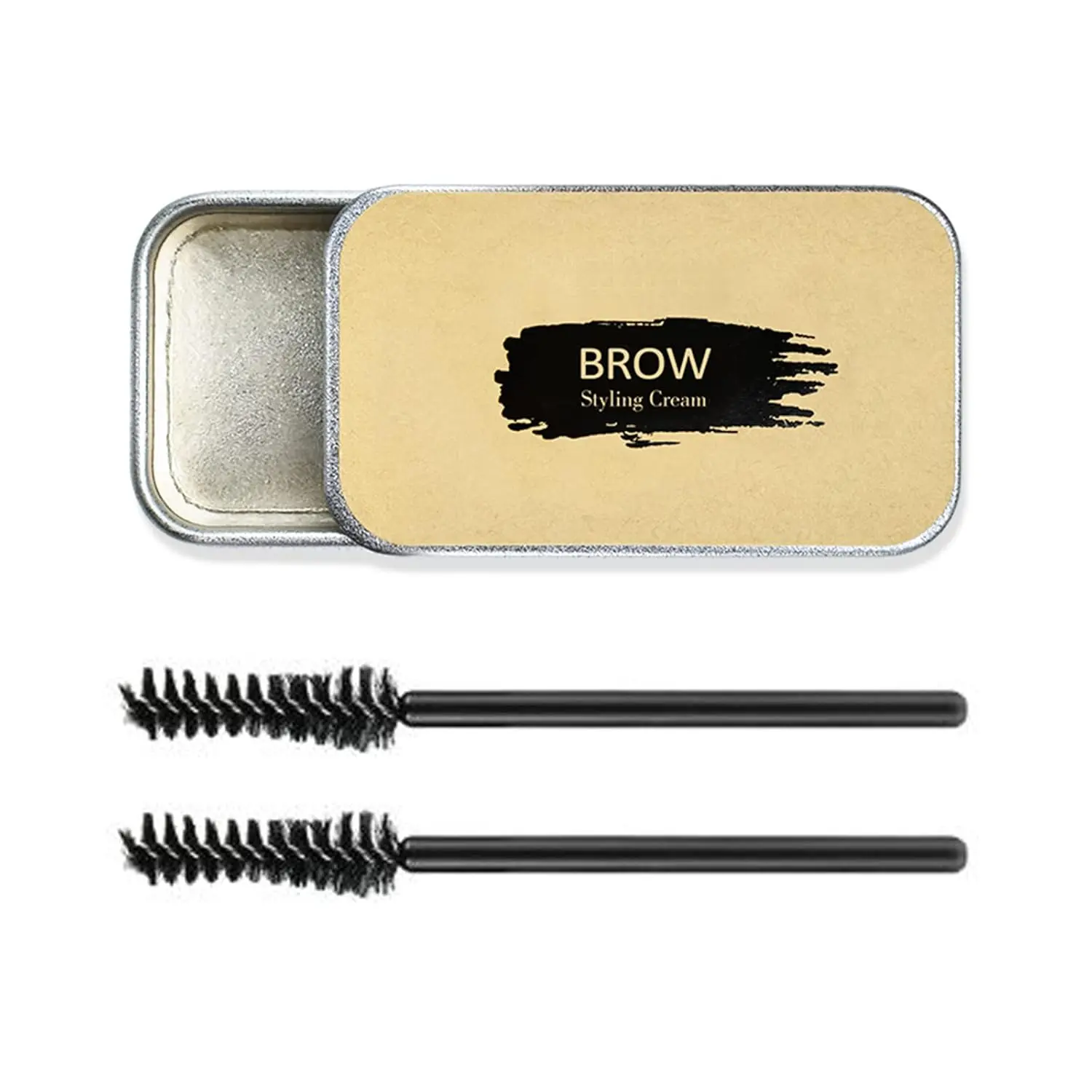 Soap Brow Eyebrow Soap Kit,Brows Styling Soap,Long Lasting Waterproof Smudge Proof Eyebrow Styling Pomade for Natural Brows, 3D Feathery Brows Makeup Balm