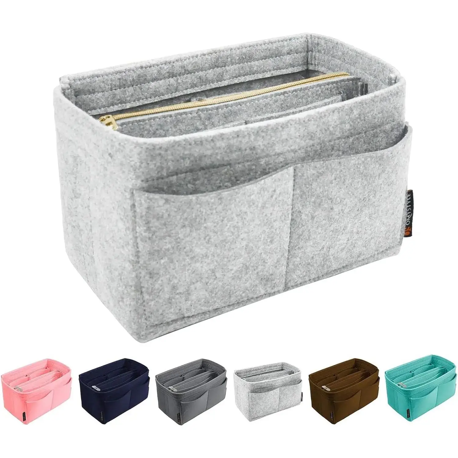 Purse Organizer Insert, Felt Tote Bag Organizer Insert with 5 Sizes, Handbag Dividers for Inside Purse, Compatible with, Neverful, Speedy and More