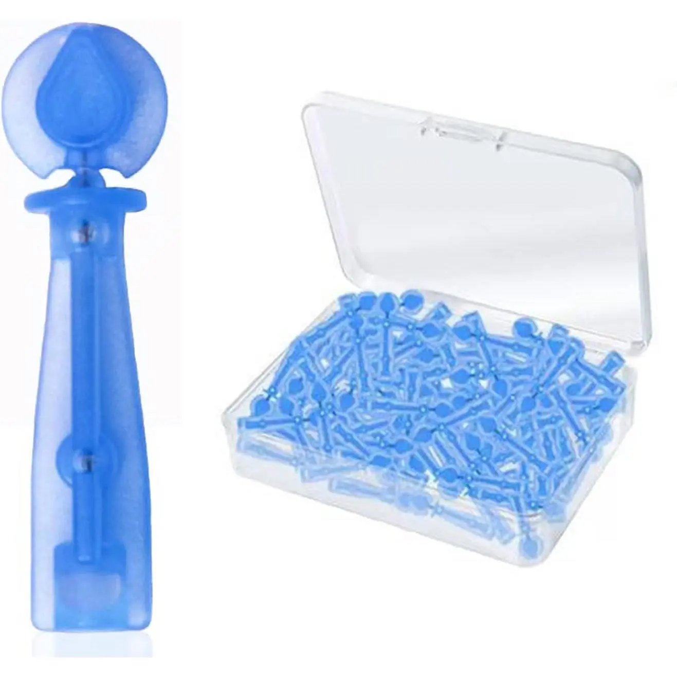 50 Pack Disposable Blackhead Remover Tools, 50 Count Professional Acne & Blemish Extractor Set for Whitehead, Comedone, Pimple Removal – Salon & Home Use