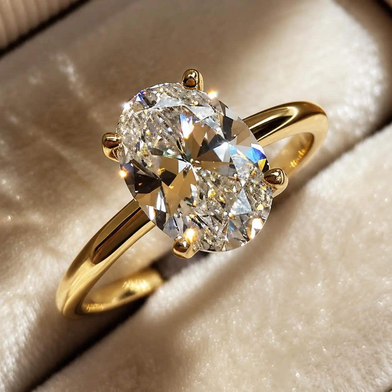 925 Sterling Silver Solitaire Ring Round Cut Cubic Zirconia Engagement Promise