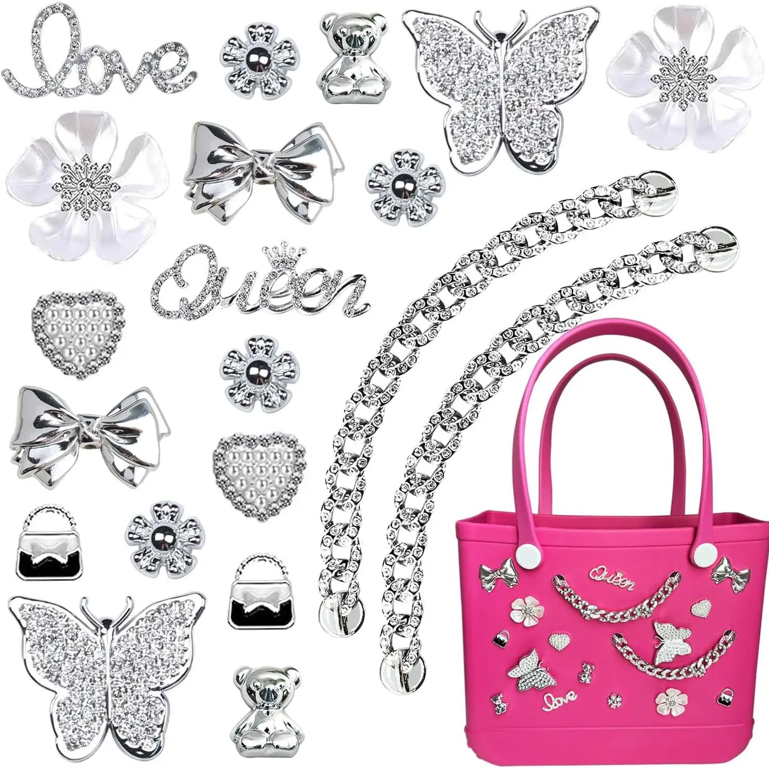 Charms for ,,Butterfly  and Chain for  Accessories Charms(20 pcs)