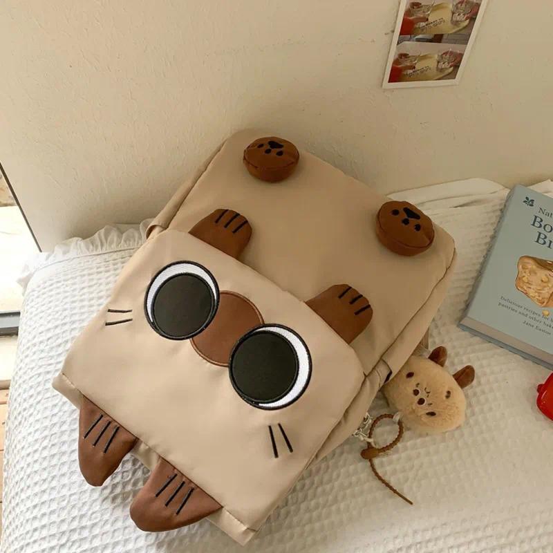 Cute Cat Mochila Sweet Cool Girls Large Capacity Mochilas Student Backpack Spacious Durable School Bag Practical Bags for Woman