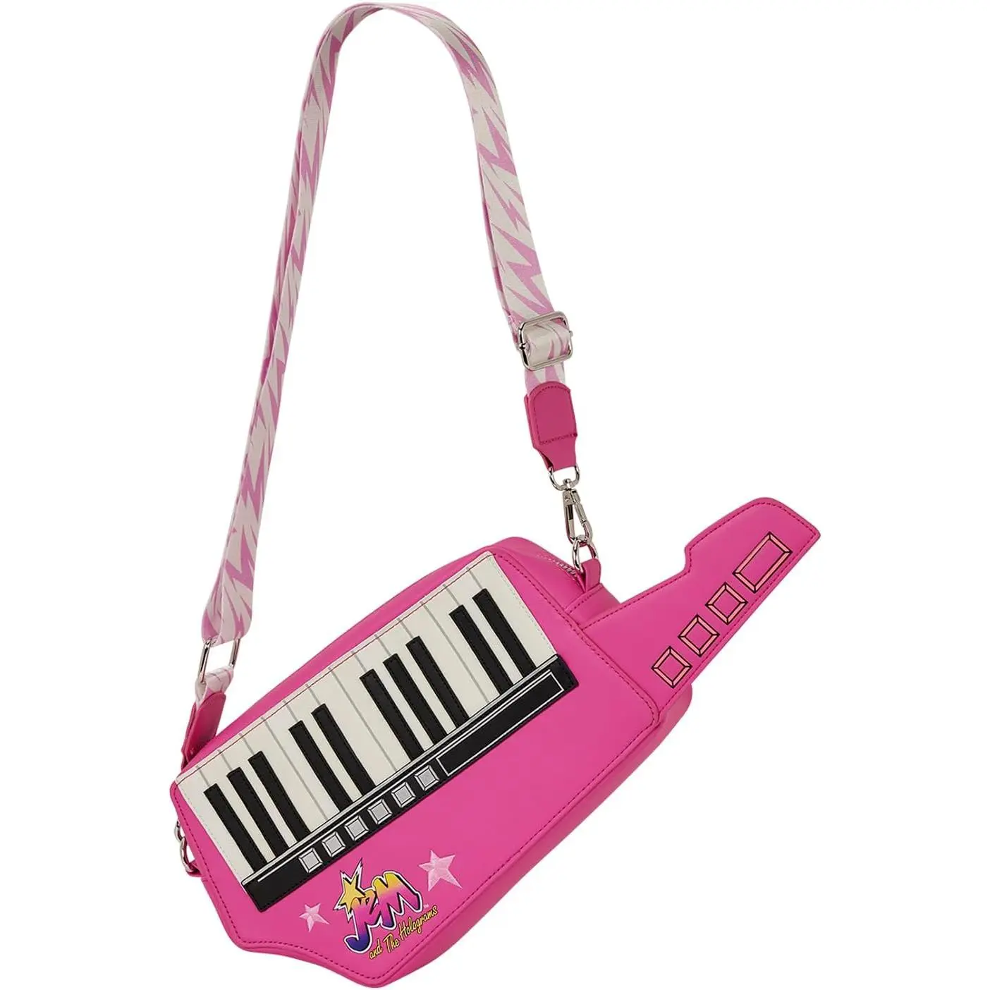 Jem and The Holograms Figural Keytar Crossbody Bag