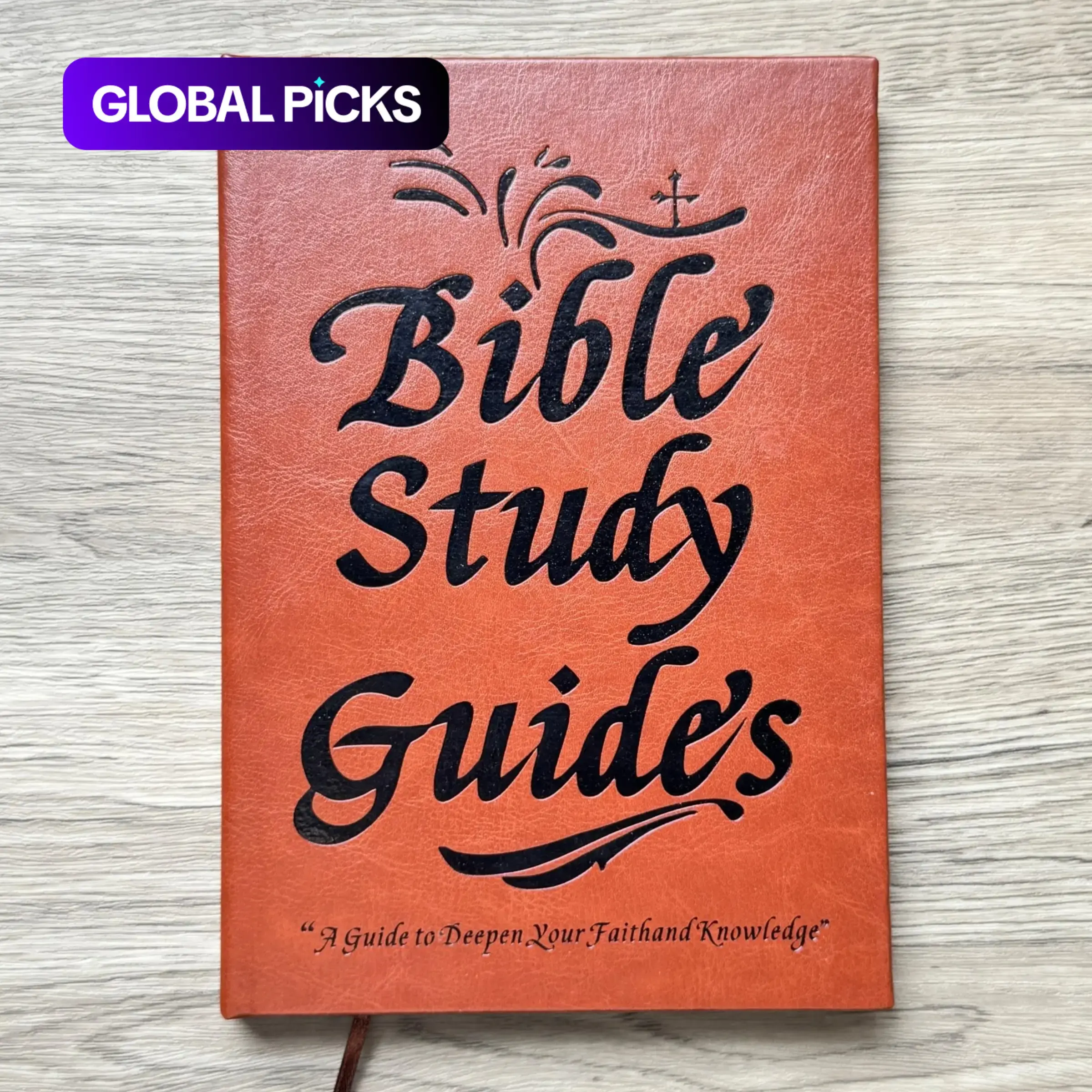 Leather-bound Bible and Quran Study Set—Compact Study Edition, Featuring a Complete Guide to the 114 Chapters of the Quran and Digital Tools for the Old and New Testaments—Faith-Themed Religious Gift #GLOBAL PICKS