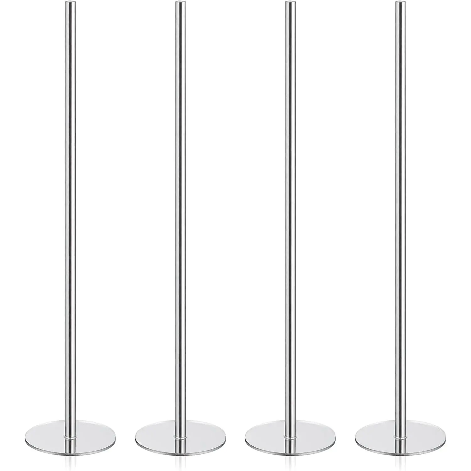 4 count Cake Heating Rod 5.71 Inch Cake Dowels Sliver Baking Nails for Baking Stainless Steel Heating Rod Cakes Supplies Cakes Stick for Birthday Wedding Decorating Tools Accessories