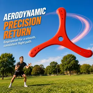 Unbreakable Tri-Blade Auto-Return Boomerang, Safe Flying Disc for Outdoor Play & Family Fun (Best-Selling Disc Sports Equipment)