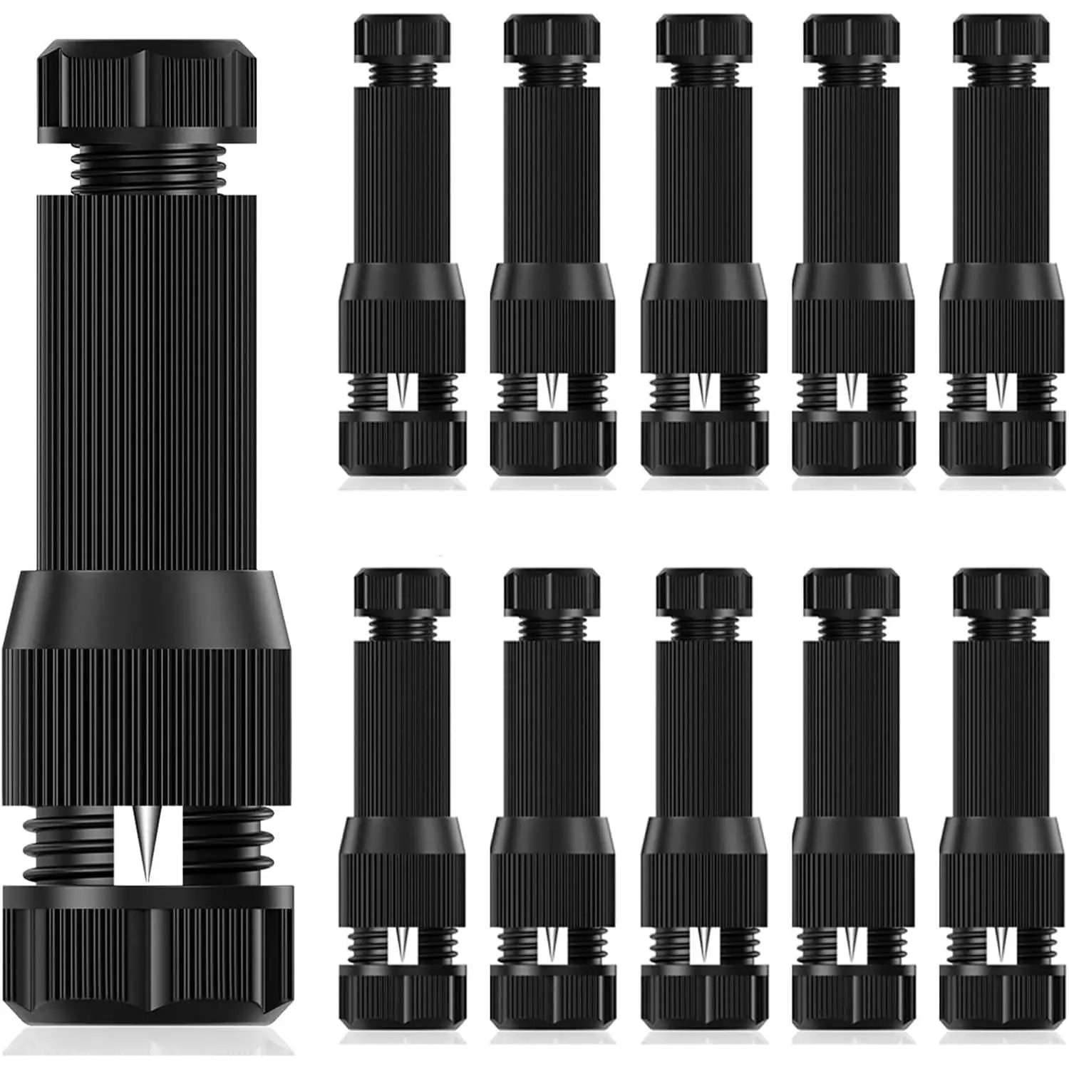 10Pack Low  Wire Connector AC 13V, Landscape Lighting Connectors  for 12/2 14/2 Gauge  Low  Connector for Outdoor Path Lights Spotlights In-Ground Lights