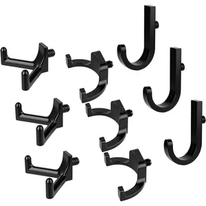 9 pcs Storage Shed Hooks J U V-Shape Hangers Tool Set for Suncast/Craftsman Shed Storage Accessories