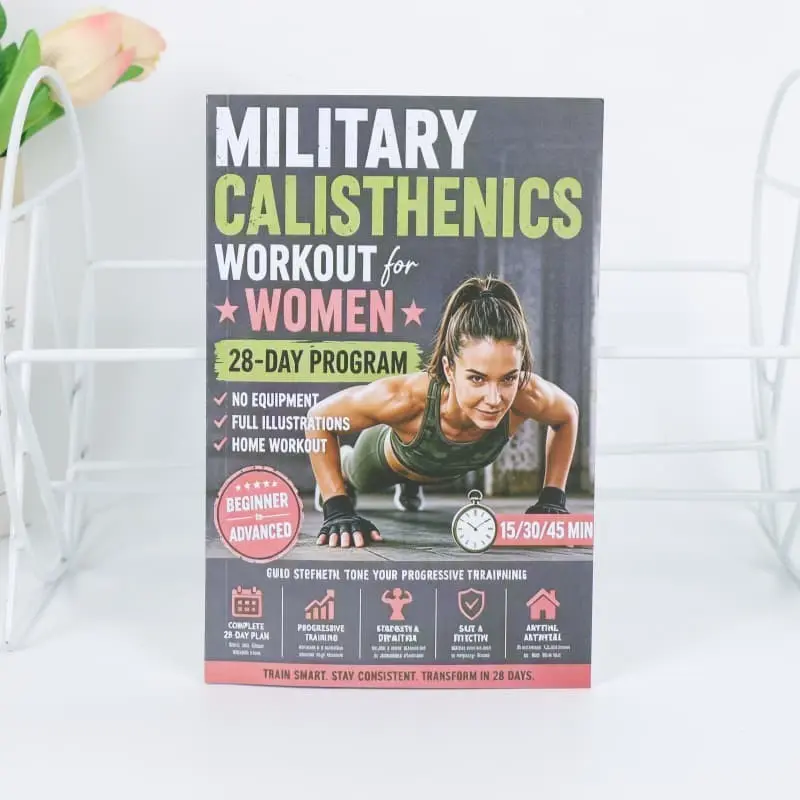 Women's Military Fitness Training: 28-Day Bodyweight Plan, No Equipment Needed, Home, Build Strength, Tight Muscles, Energy Boost, 15/30/45 Min Workouts