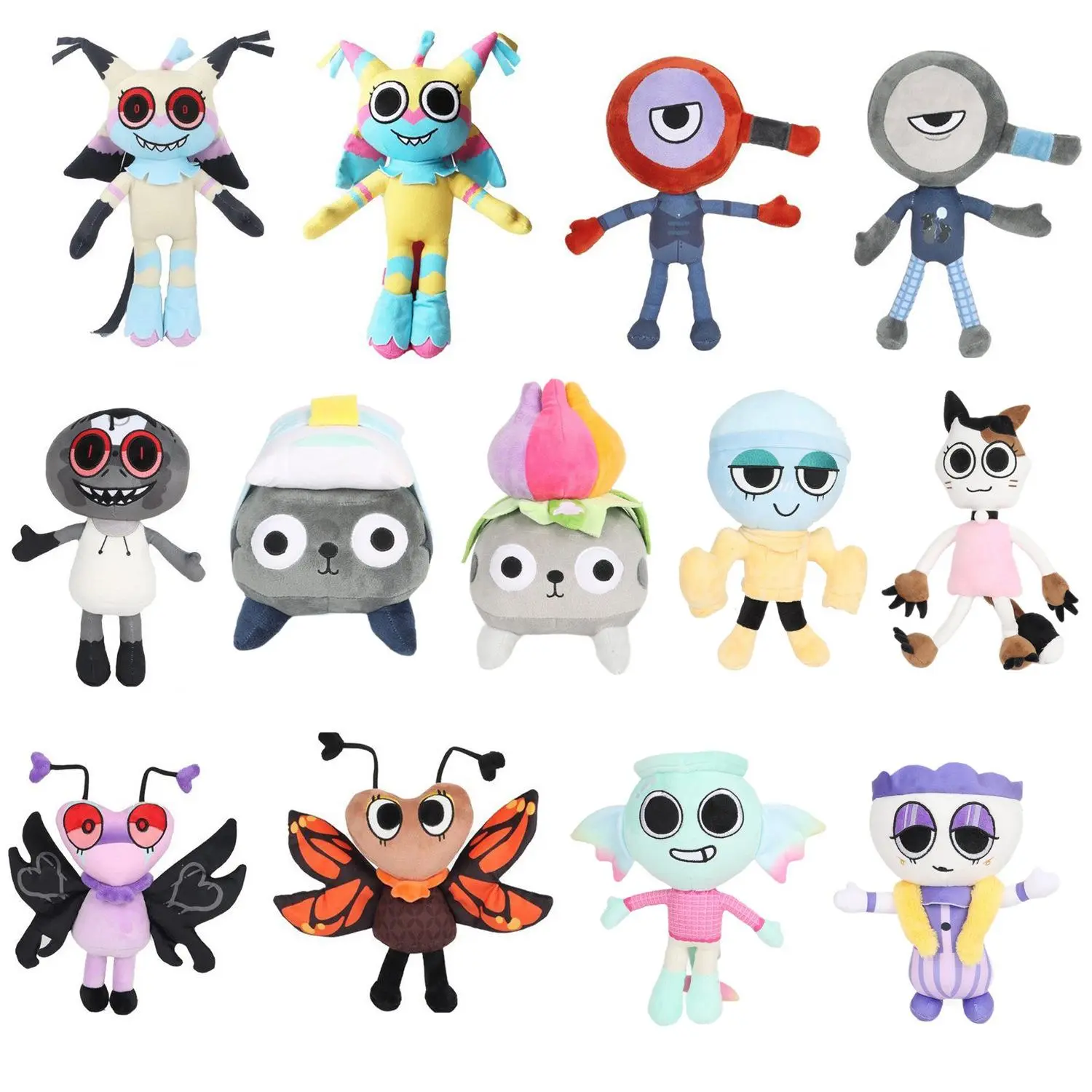 New Dandy's World 35cm Unisex Collectible Cute Scrap Goob Pebble Plushie - Soft Stuffed Horror Game Doll, Pillow Toy for Children Gifts