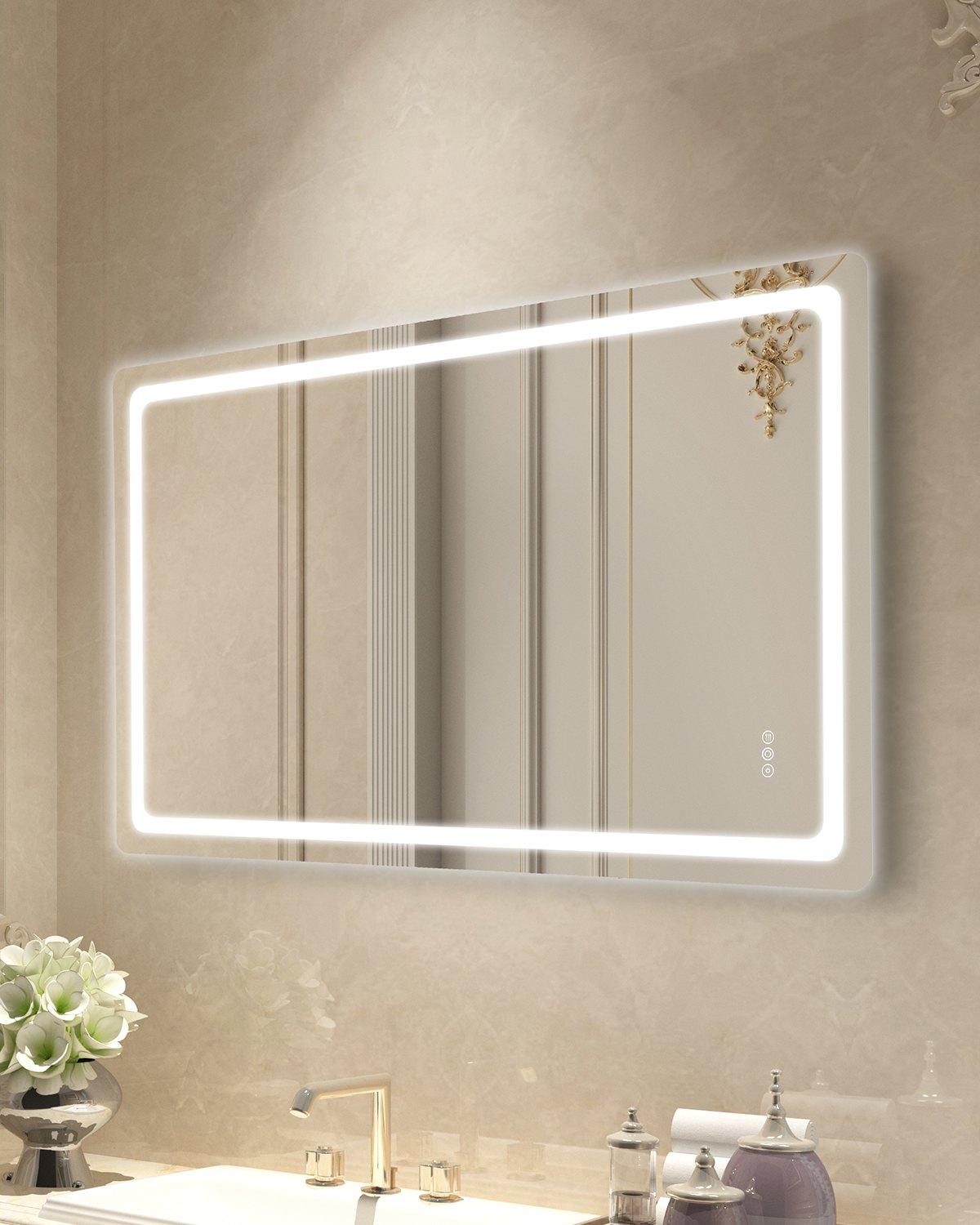 VEVOR LED Bathroom Mirror ht-ss3672e 36" x 72" Frontlit & Backlit Anti-Fog Memory Dimmable 3 Colors Temperature Wall Mounted Vanity Mirror tools tool kit set