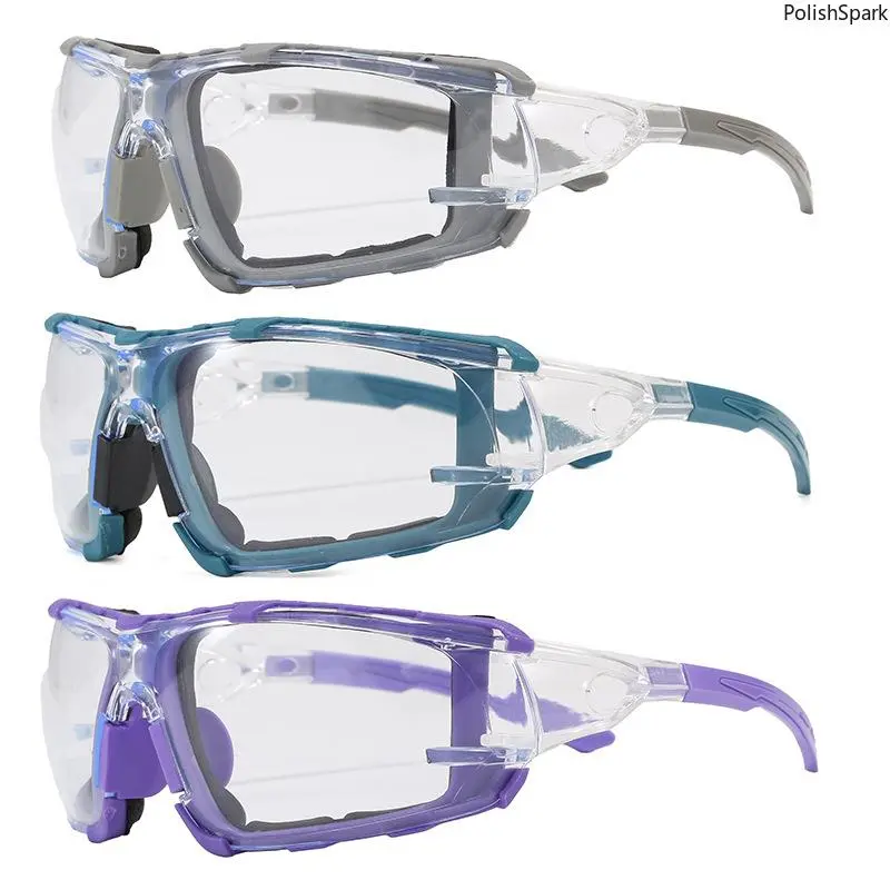 Premium Industrial Safety Glasses with Gasket Cushion – HD Anti-Fog Protective Goggles for Men Women | Impact Resistant Splash Proof UV400 Eye Protection Workshop Lab Cycling,summerwins