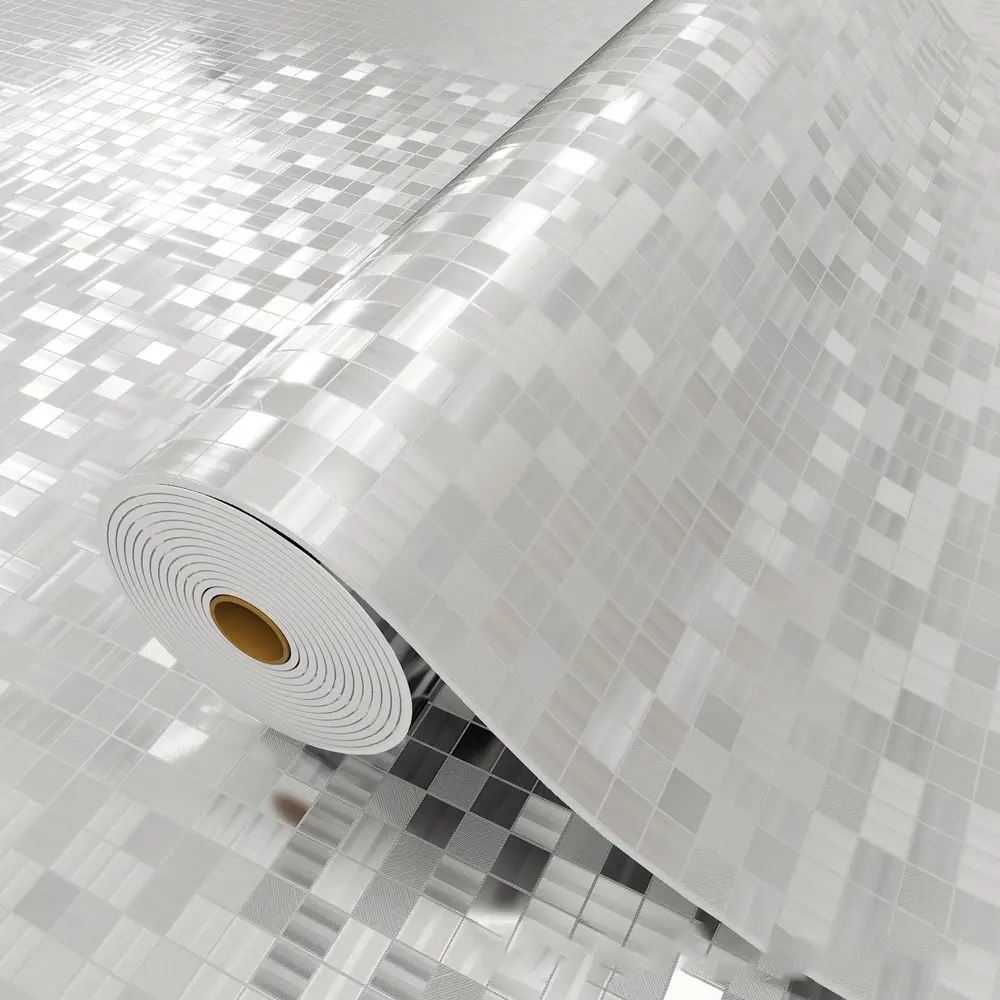 Thick Self-Adhesive Mosaic Wall Stickers, Ideal for Kitchen, Bathroom, Bedroom Decor and Renovation, Easy to Apply Wallpaper Rolls