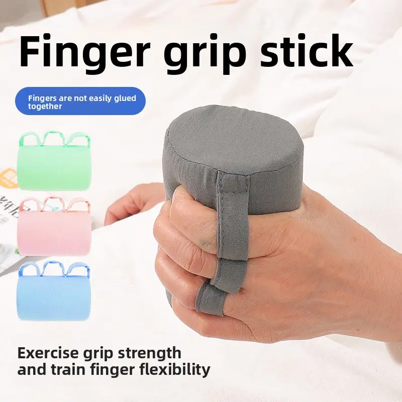 Hemiplegia rehabilitation training grip stick for bedridden elderly to prevent hand adhesion hand strength exerciser finger stick