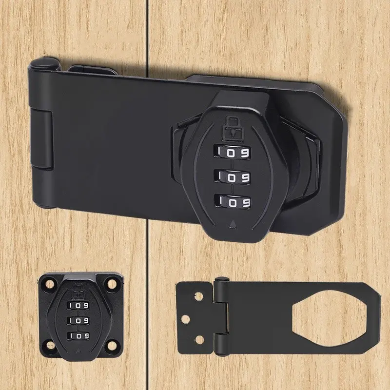 Heavy-Duty Security Door Combination Lock, Keyless Mechanical Lock, Durable Structure, Precision Engineering, Suitable for Home, Garage, Office, Terrace, Anti Theft Locks