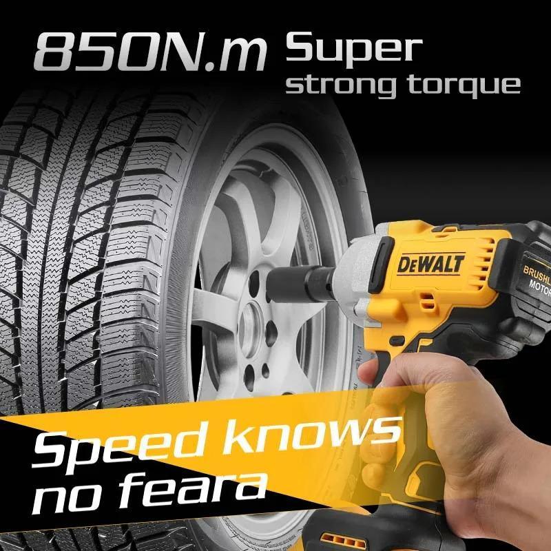 DEWALT Impact Wrench 1/2" Inch High Torque With Hog Ring Anvil 20V Brushless Cordless Wrench DCF900