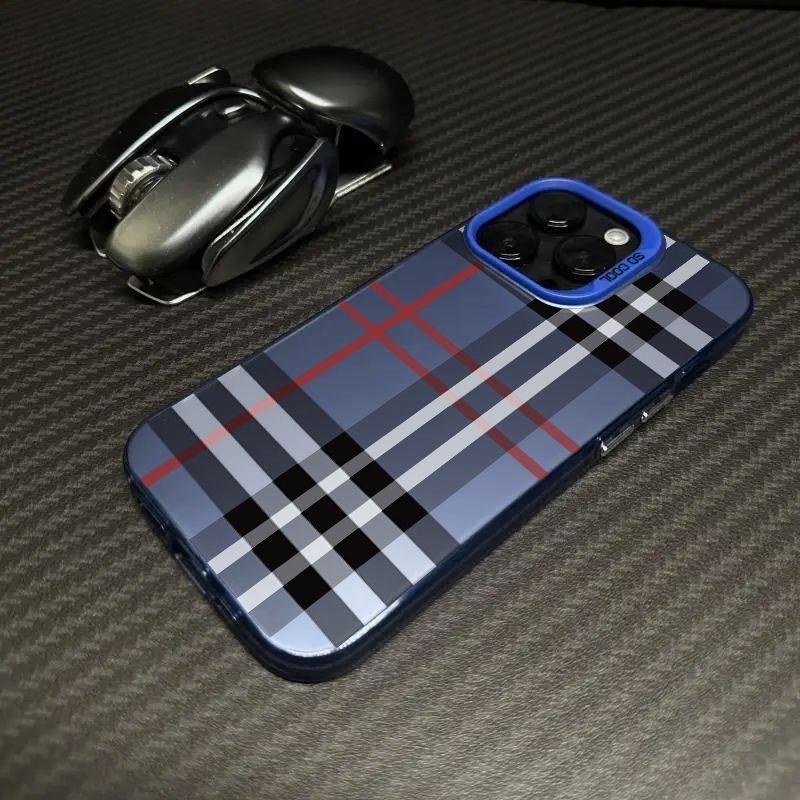 Luxury Shockproof TPU-Plastic Protective Smartphone Casing & Accessory, Stylish Classic Plaid Tech Accessory, Durable Protection for iPhone 17,16,16E,15,14,13,12,11,X,XS,XSMAX,7P,8P & a6 Series, Ideal Christmas Gift,summerwins summerwins