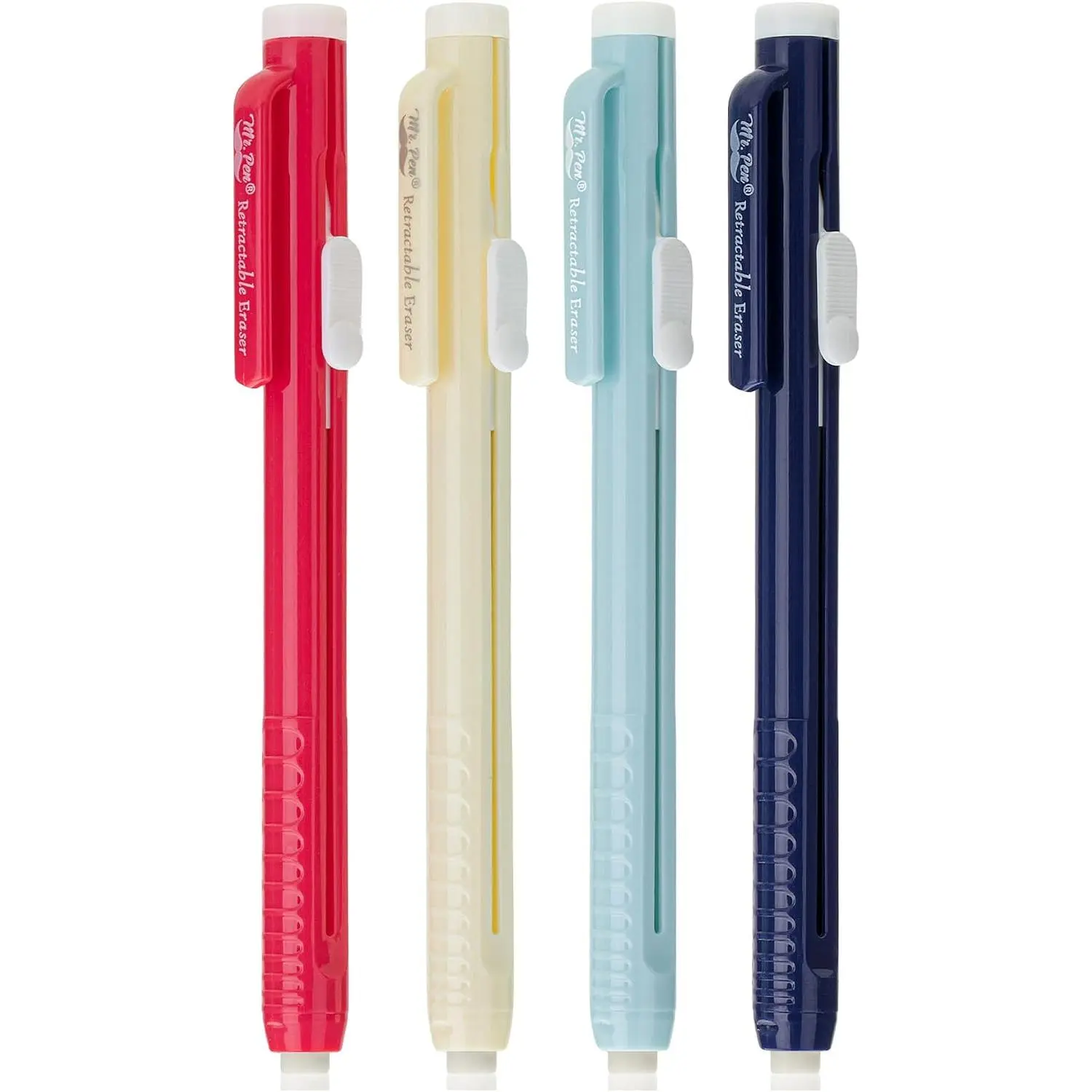 - Retractable Mechanical Eraser s, 4 Pack,  Colors | Latex-Free Precision cil Erasers for Artists, Students, Drawing, Sketching & Drafting