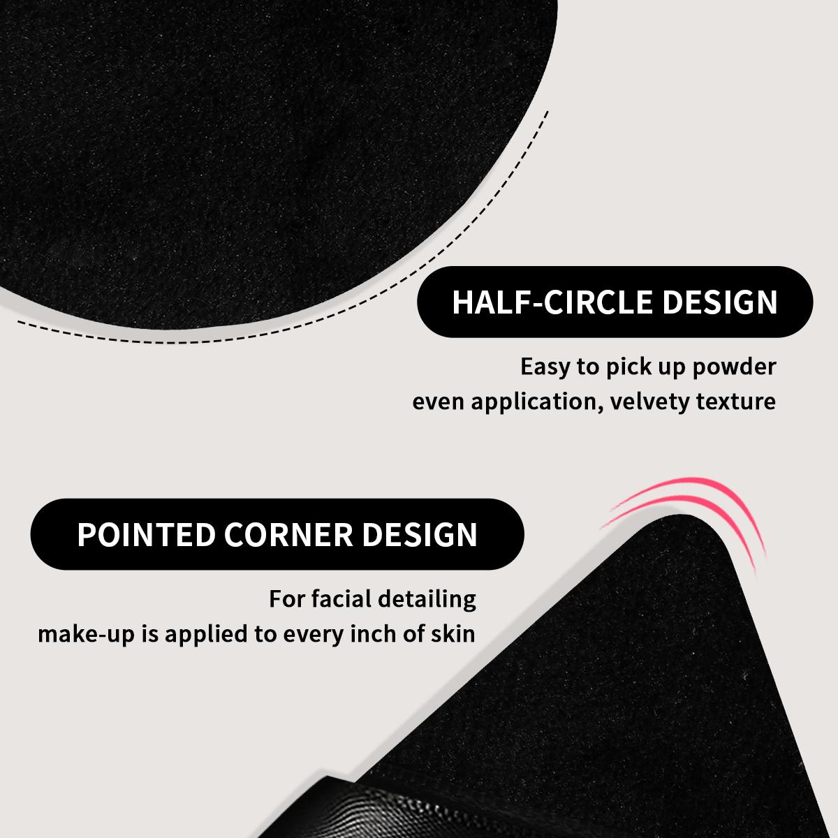 Triangle Shaped Powder Puff, 20pcs/set Soft Makeup Sponge Puff, Makeup Puffs, Beauty Sponges, Professional Facial Makeup Tool for Women & Girls, Cosmetic Tool
