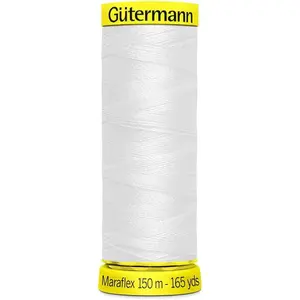 Maraflex Thread 150 m, White,  Size