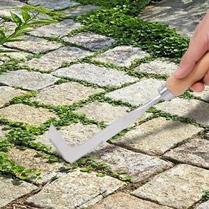 Hand Weeder Tools, 6 Teeth Uprooting Tool Multifunctional Manual Hand Weeder for Lawn, Crack Weeder Crevice Tool, 3 PCS