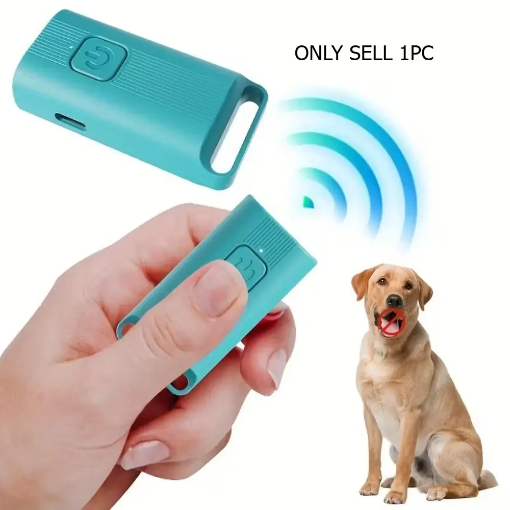 Portable Ultrasonic Dog Trainer & Repellent, Rechargeable Anti-Bark Training Device, Safe for Pets & Humans, Perfect for Outdoor Use, Puppy Training Tool