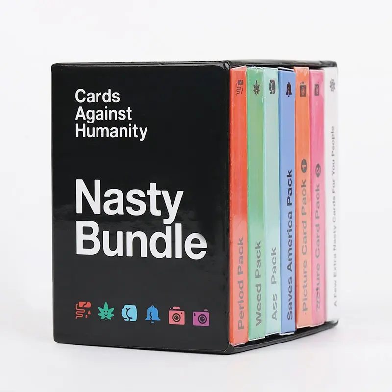 Cards Against Humanity: Nasty Bundle Expansion Pack Set | Assorted Themed Hilarious Card Collection To Expand Your Adult Party Game Nights