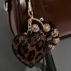 Retro Y2K Aesthetic Bag Charm | Viral Animal Print Accessory for Purses & Backpacks