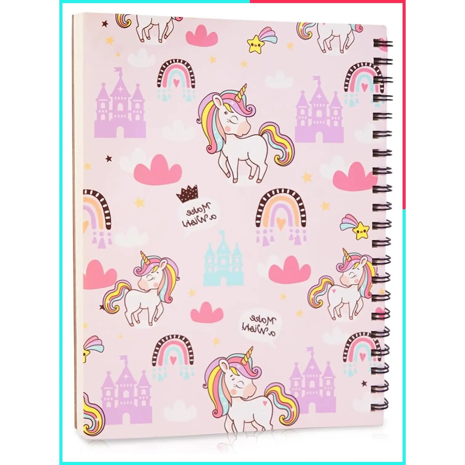 8.5 x 11 Inch Top Spiral Bound Sketchbook, 100 Sheets (68 lb/100 GSM), Durable Acid-Free Drawing and Sketching Paper for Kids, Adults, and Beginners